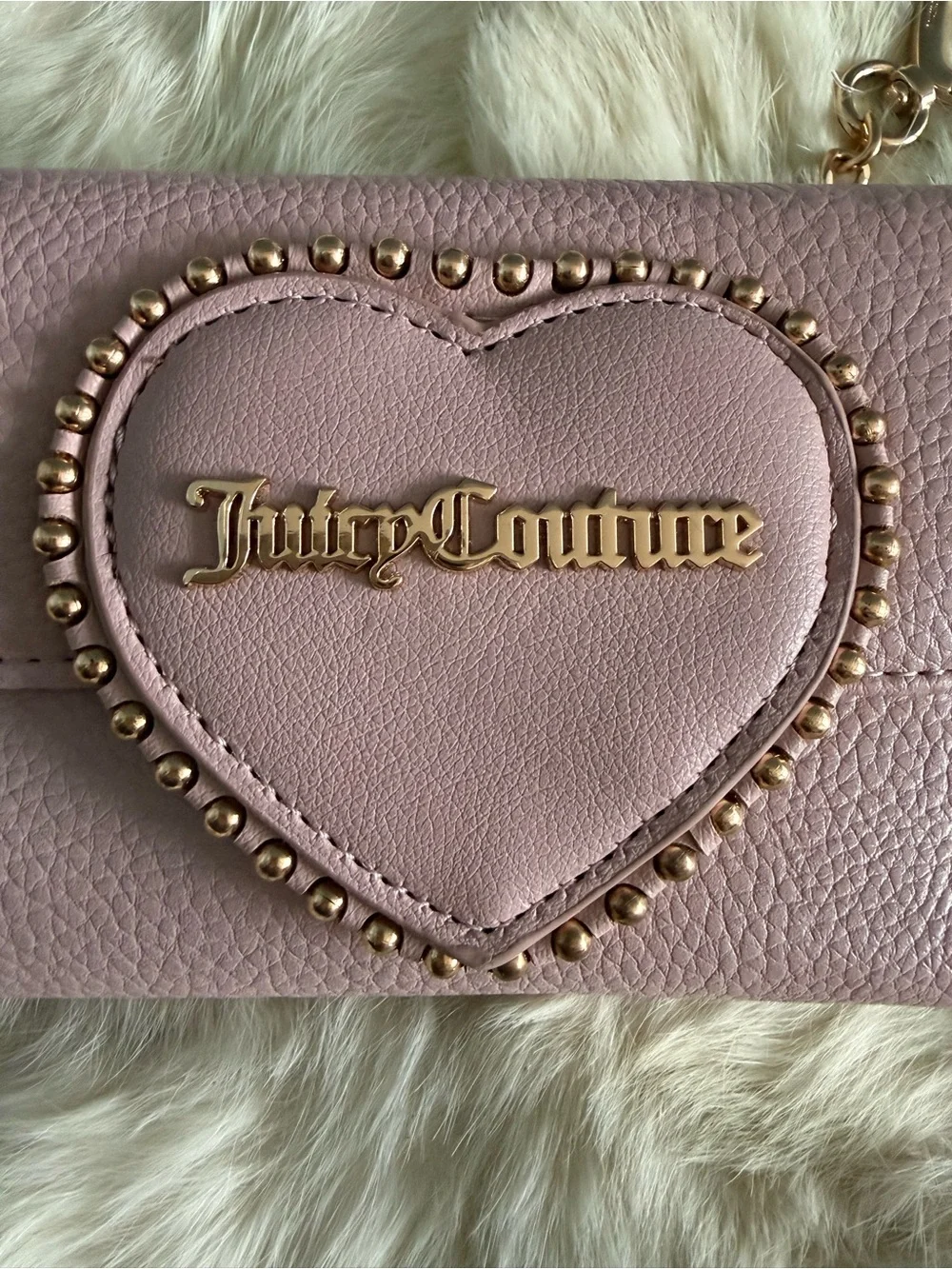 Juicy Couture Love Never Dies Double Sided Trifold Wallet
